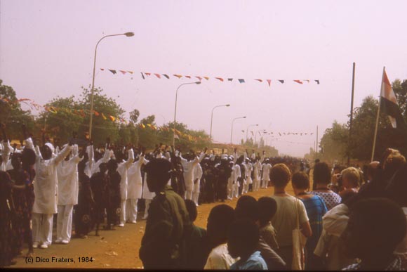 Nationale Parade te Niamey Niger